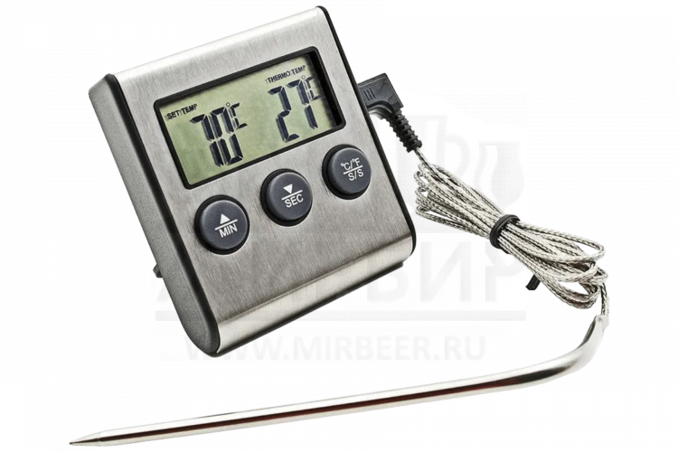Термометр TP-700 с проводным термосенсором и звуковым оповещением