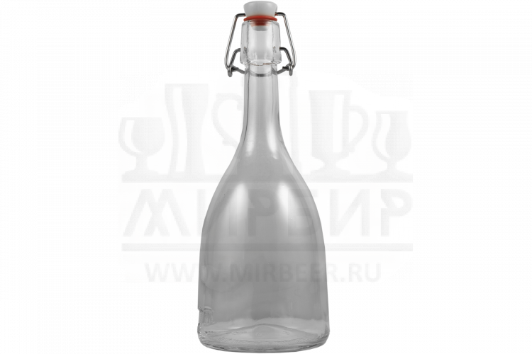 Бутылка стеклянная "Бабл" с бугельной пробкой, 0,5 л.